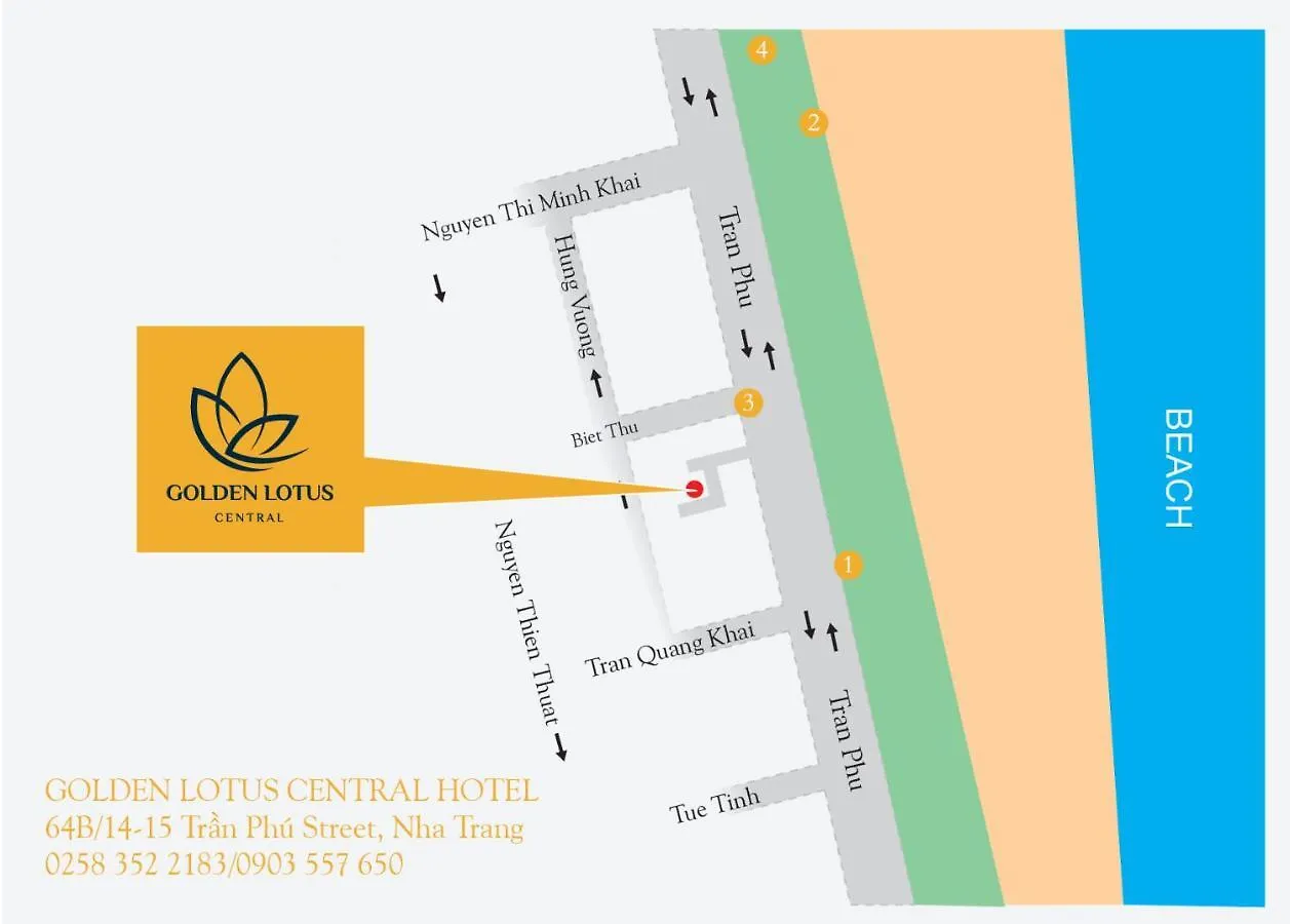 Golden Lotus Central Hotel Nha Trang 3*,